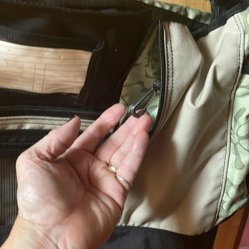 L.L. Bean‎ Aloha green laptop messenger bag